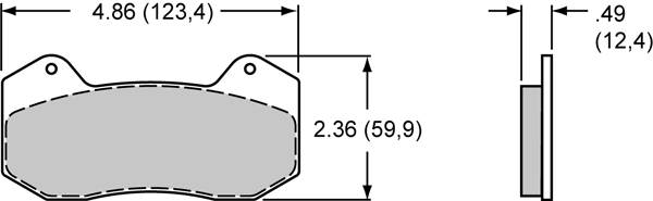 Pad Set, BP-10, 6712